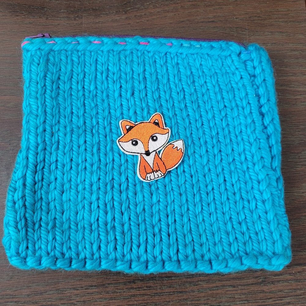 Handmade Clutch/make up pouch/pencil bag